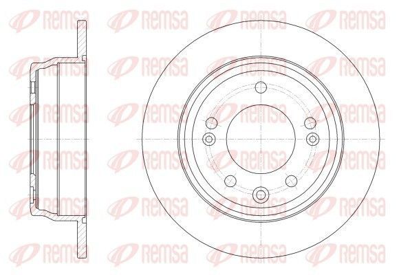 Stabdžių diskas REMSA 62517.00