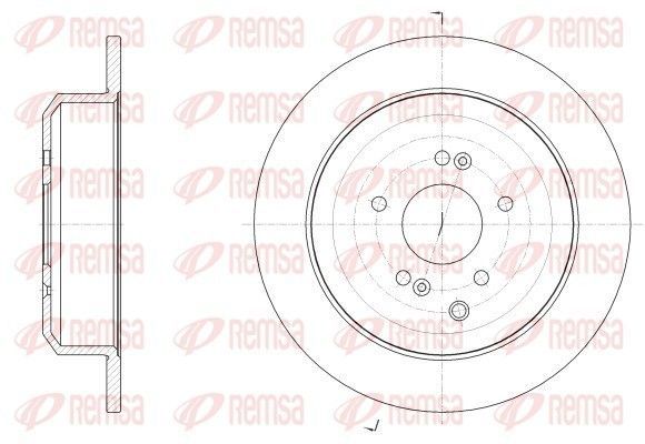 Stabdžių diskas REMSA 62541.00