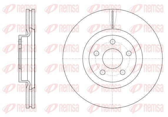 Stabdžių diskas REMSA 62548.10