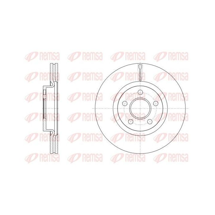 Stabdžių diskas REMSA 62561.10