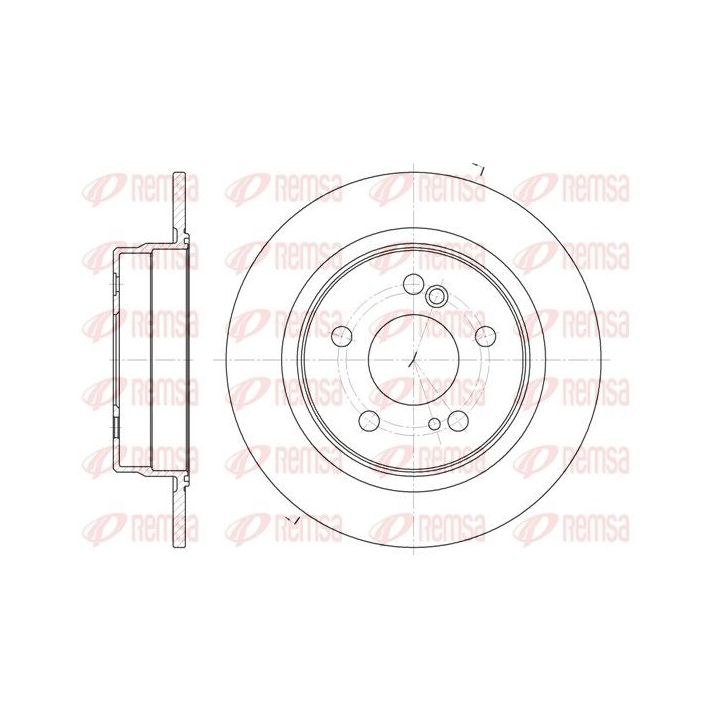 Stabdžių diskas REMSA 6270.00