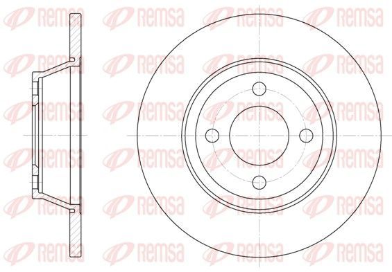 Stabdžių diskas REMSA 6287.00