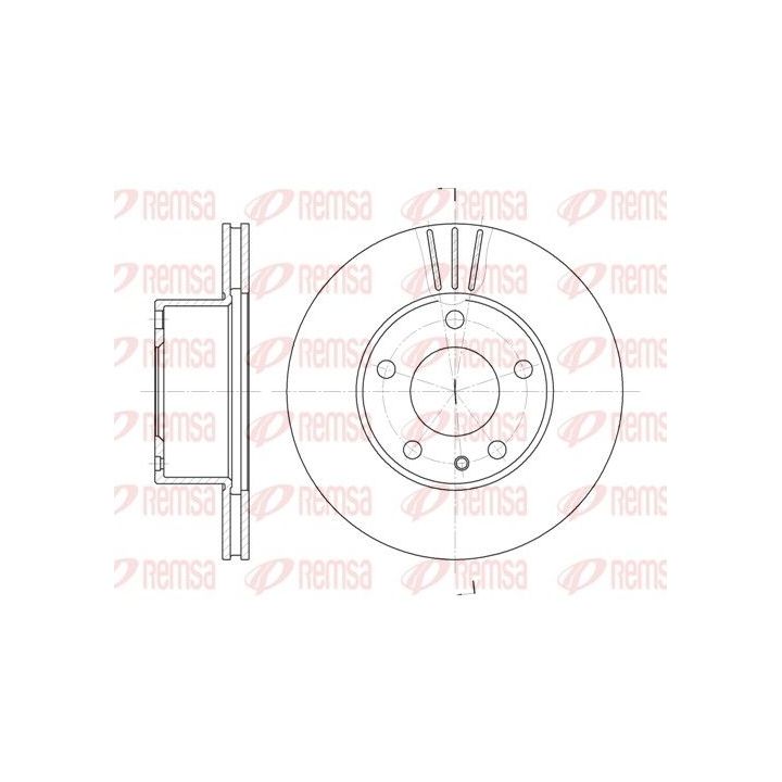 Stabdžių diskas REMSA 6298.10