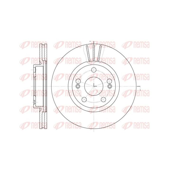 Stabdžių diskas REMSA 6301.10