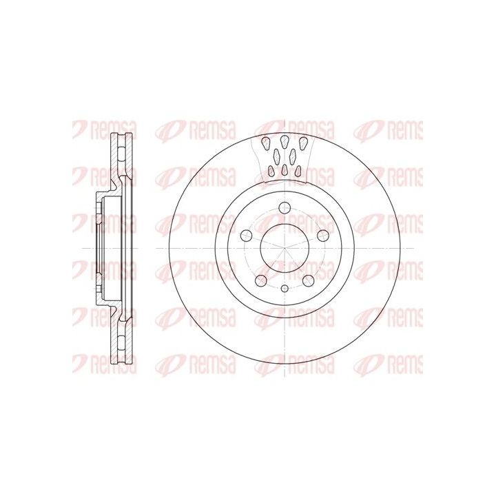 Stabdžių diskas REMSA 6305.10