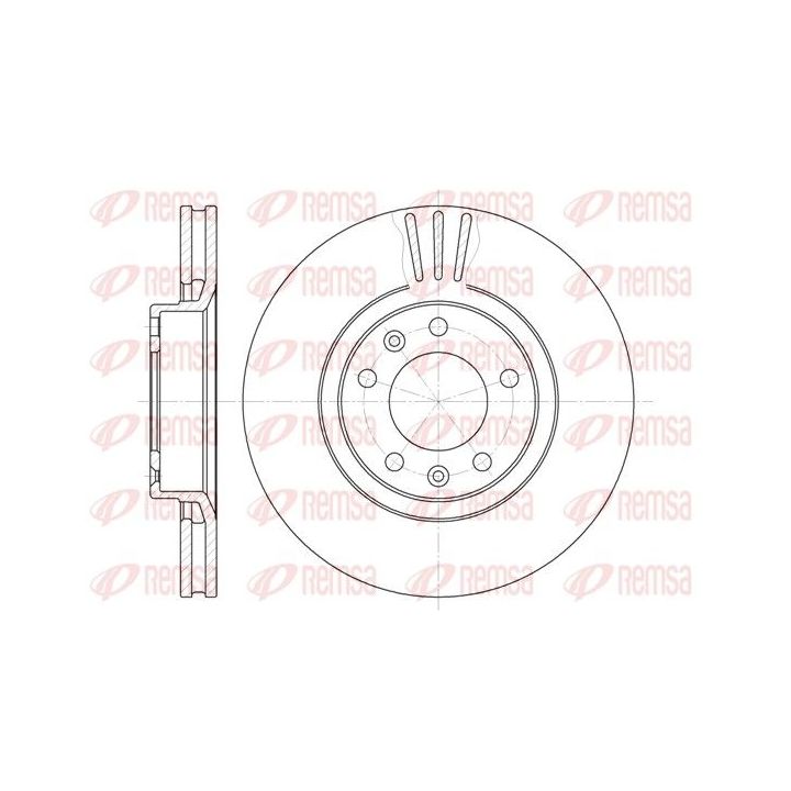 Stabdžių diskas REMSA 6307.10