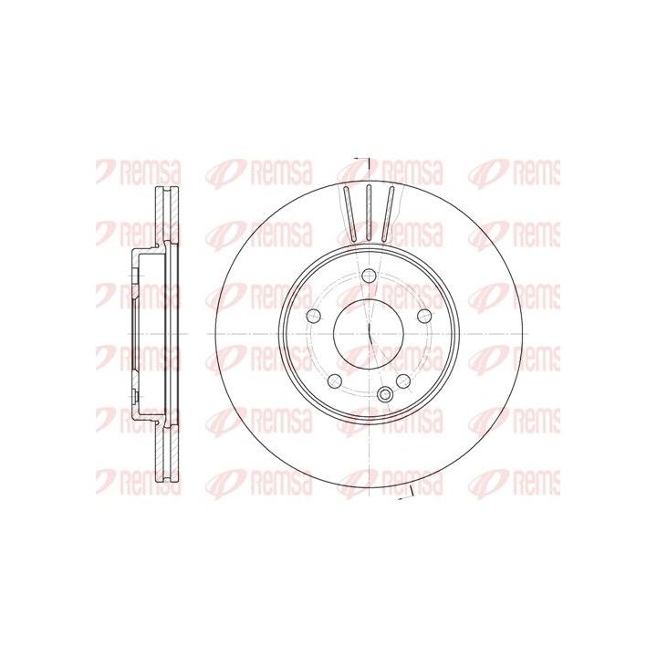 Stabdžių diskas REMSA 6313.10