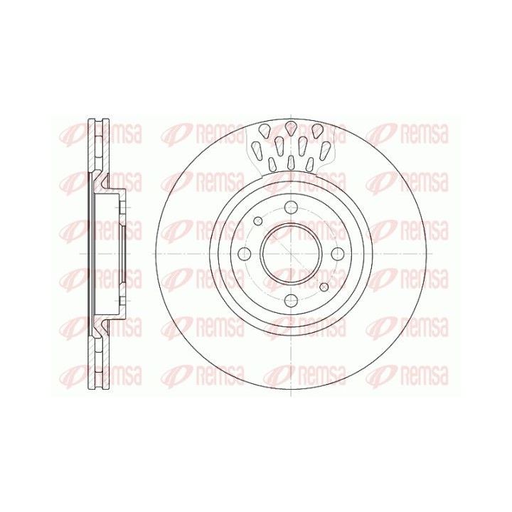 Stabdžių diskas REMSA 6315.10