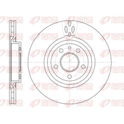 Stabdžių diskas REMSA 6315.11