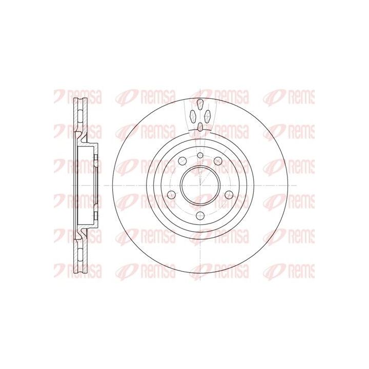 Stabdžių diskas REMSA 6315.11