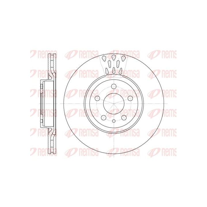 Stabdžių diskas REMSA 6316.10
