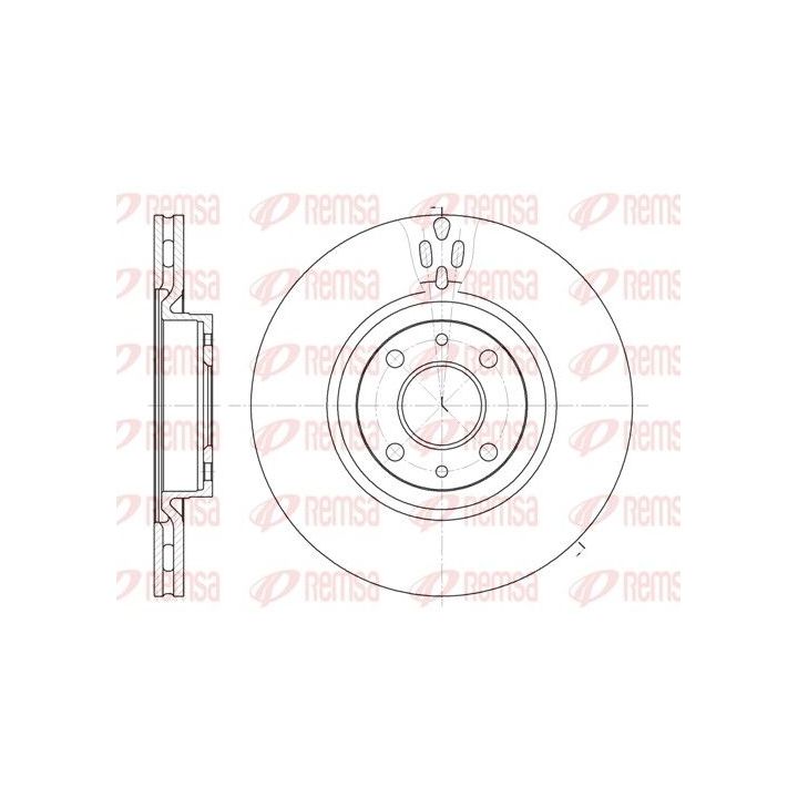 Stabdžių diskas REMSA 6316.11