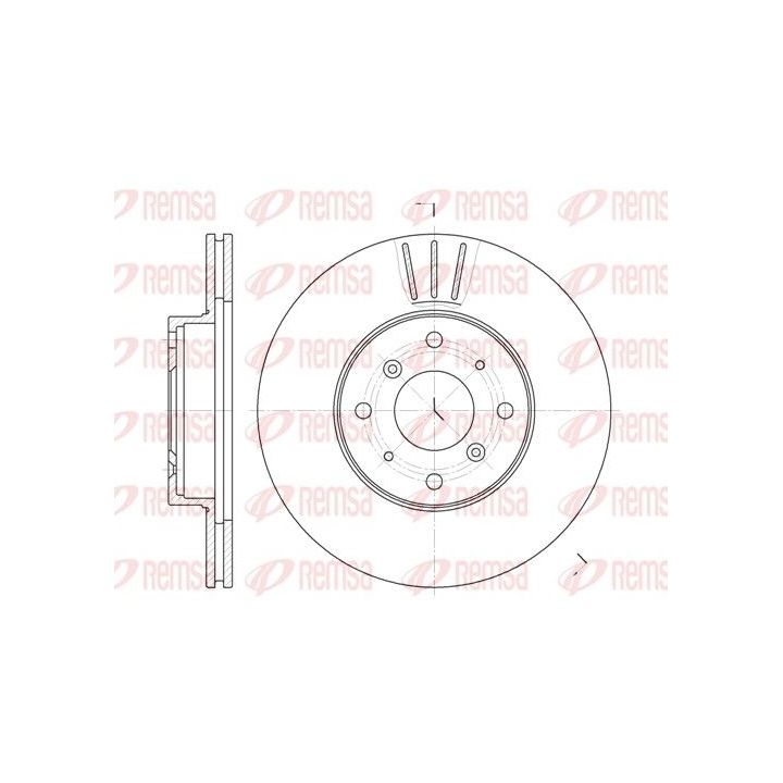 Stabdžių diskas REMSA 6322.10