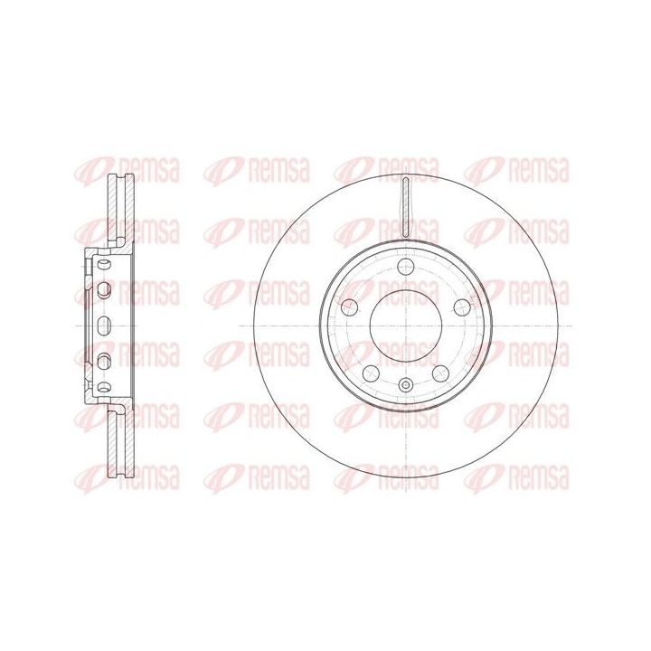 Stabdžių diskas REMSA 6328.10