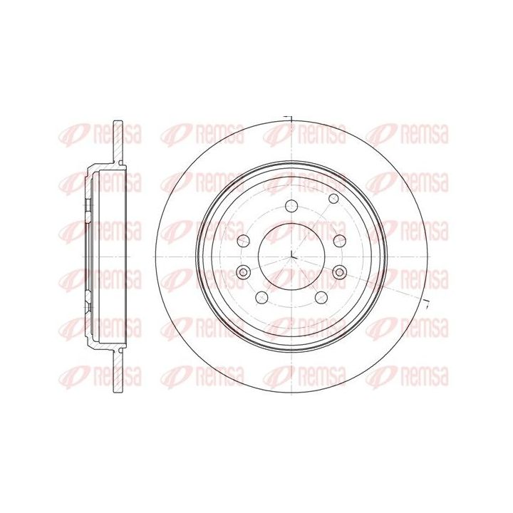 Stabdžių diskas REMSA 6330.00