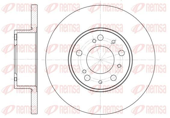 Stabdžių diskas REMSA 6334.00