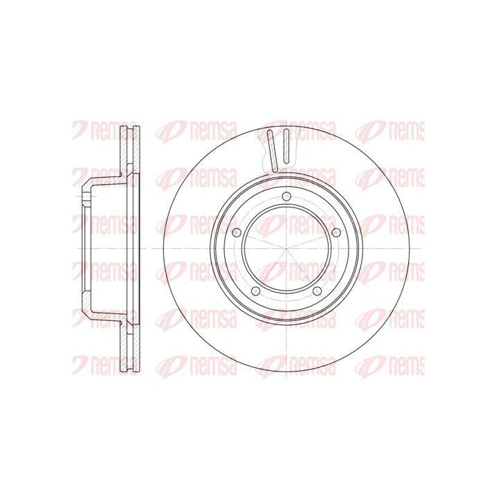 Stabdžių diskas REMSA 6340.10