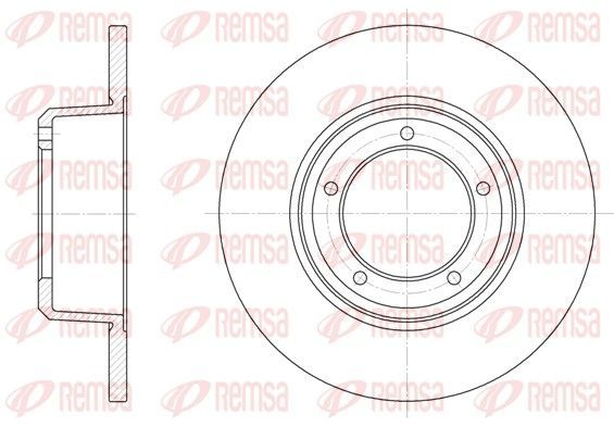 Stabdžių diskas REMSA 6341.00