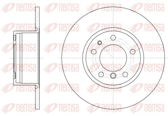 Stabdžių diskas REMSA 6347.00