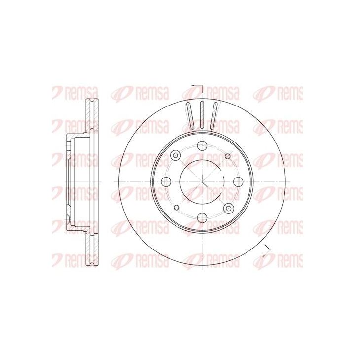 Stabdžių diskas REMSA 6368.10