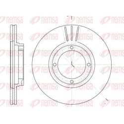 Stabdžių diskas REMSA 6374.10