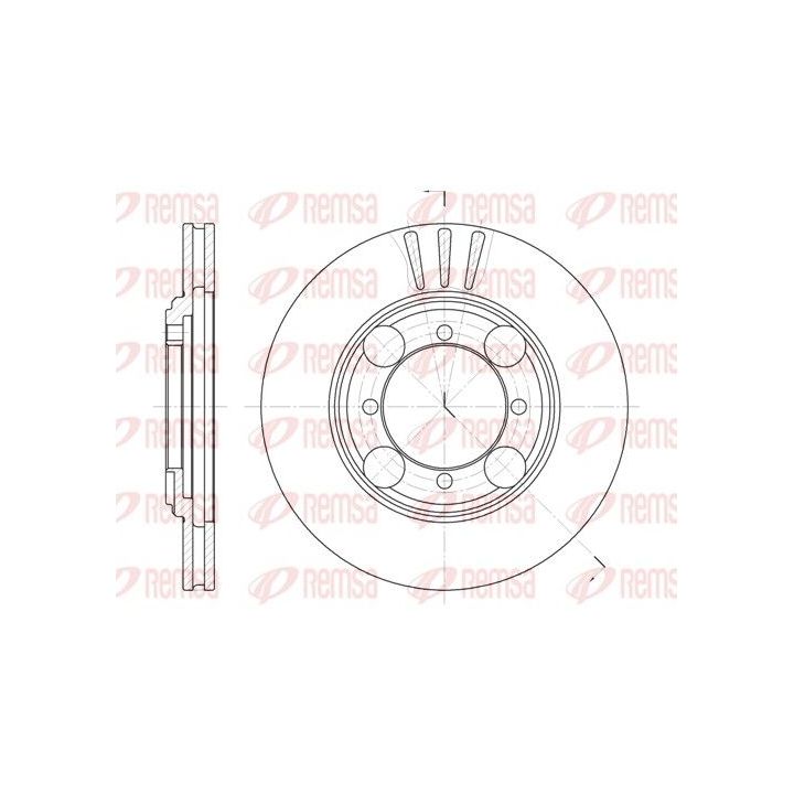 Stabdžių diskas REMSA 6375.10