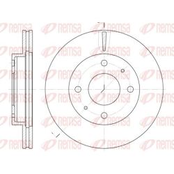 Stabdžių diskas REMSA 6376.10