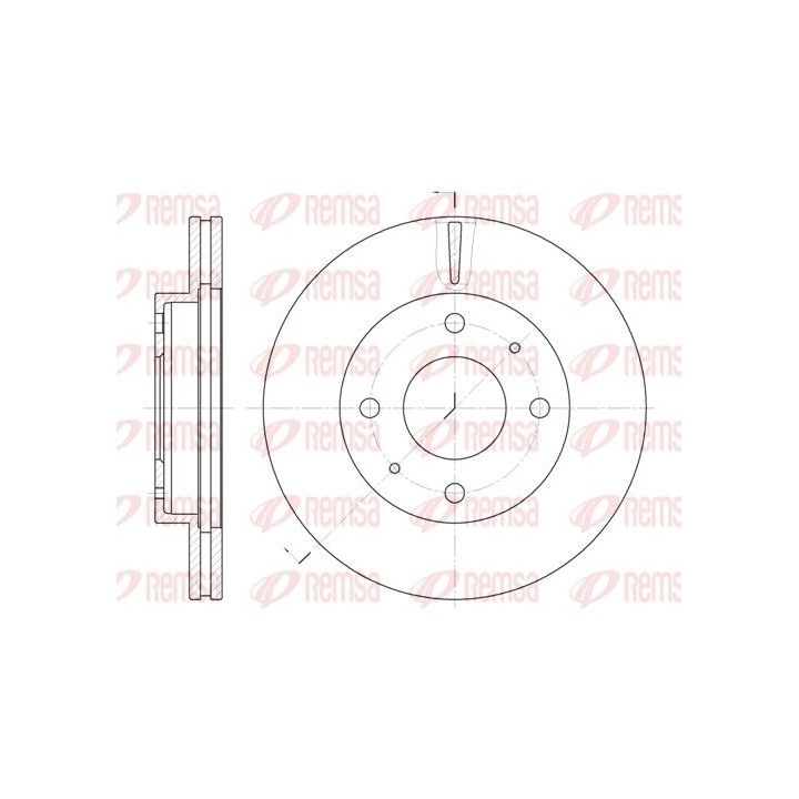 Stabdžių diskas REMSA 6376.10