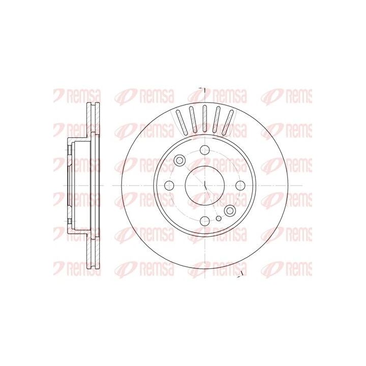 Stabdžių diskas REMSA 6386.10