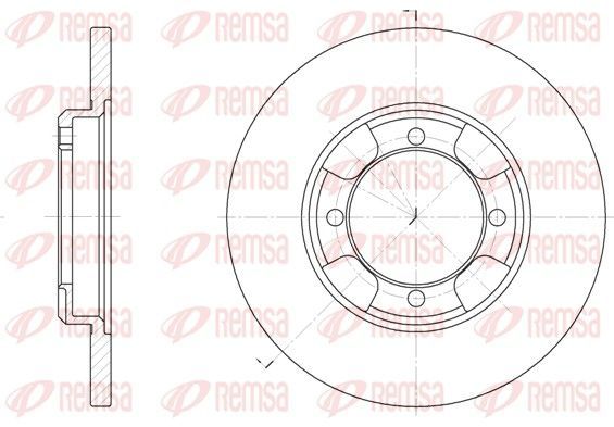 Stabdžių diskas REMSA 6388.00