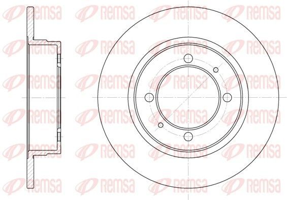 Stabdžių diskas REMSA 6390.00