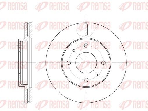 Stabdžių diskas REMSA 6391.10