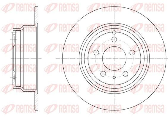Stabdžių diskas REMSA 6411.00