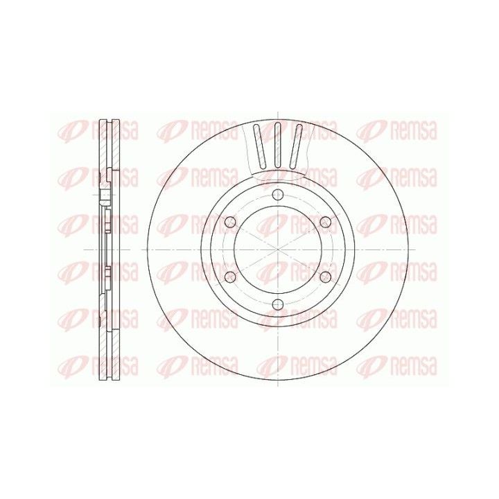 Stabdžių diskas REMSA 6413.10