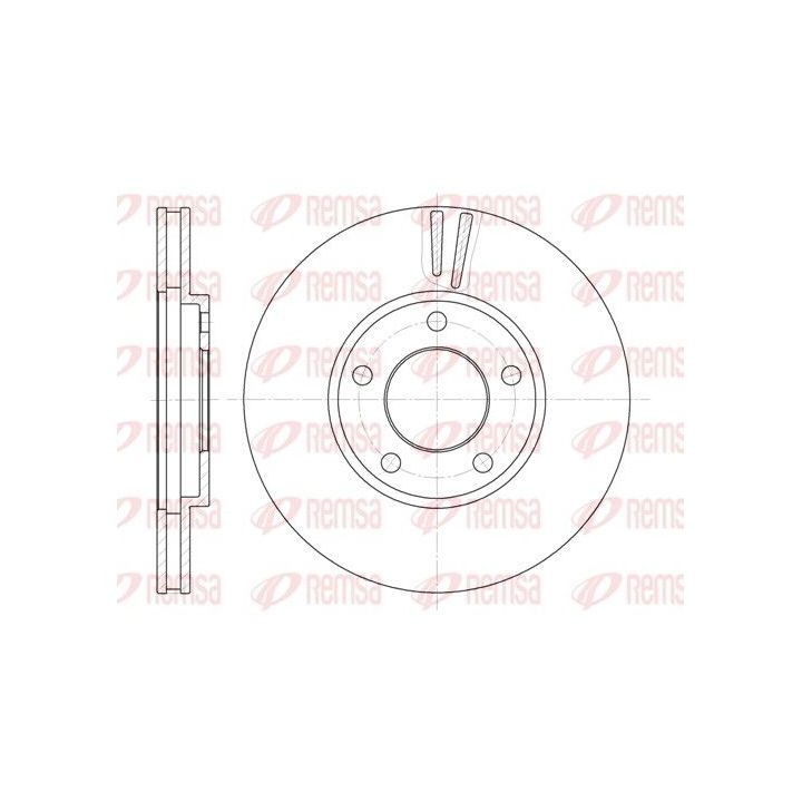 Stabdžių diskas REMSA 6419.10