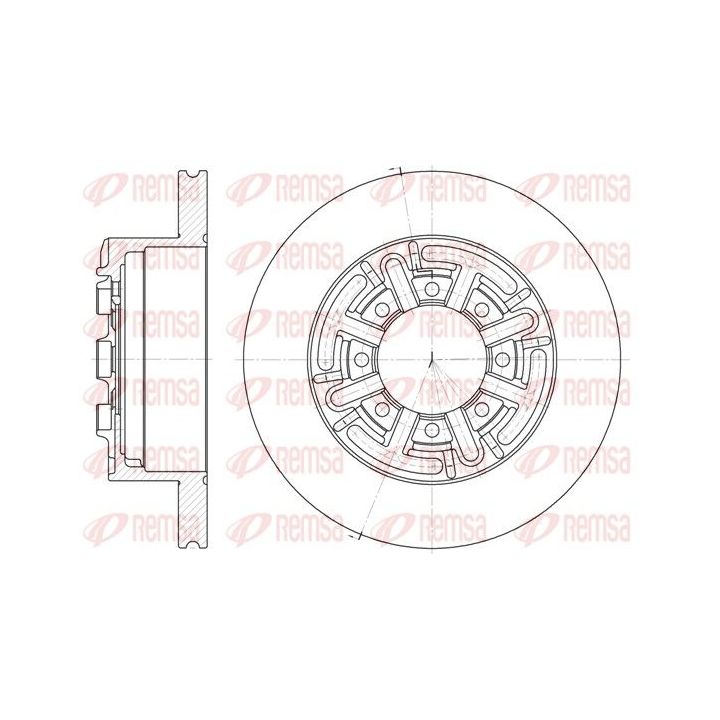 Stabdžių diskas REMSA 6420.00