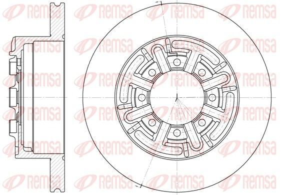 Stabdžių diskas REMSA 6420.00