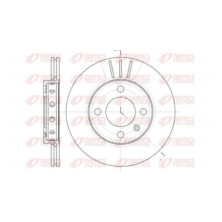 Stabdžių diskas REMSA 6426.10