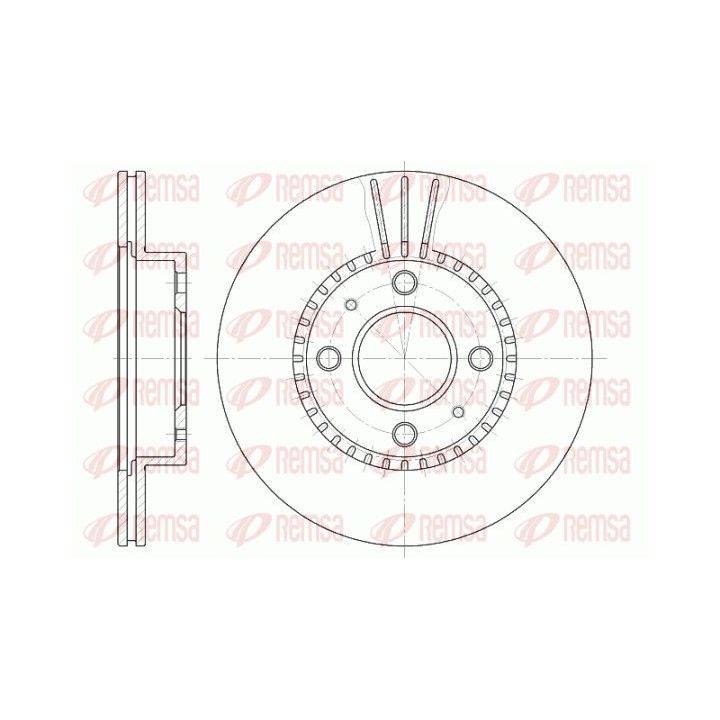 Stabdžių diskas REMSA 6430.10