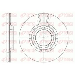 Stabdžių diskas REMSA 6437.10