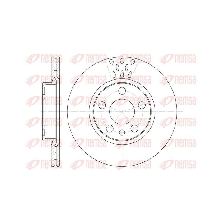 Stabdžių diskas REMSA 6442.11