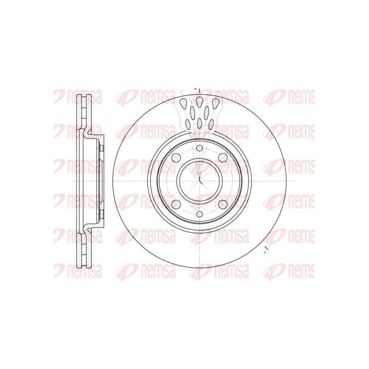 Stabdžių diskas REMSA 6443.10