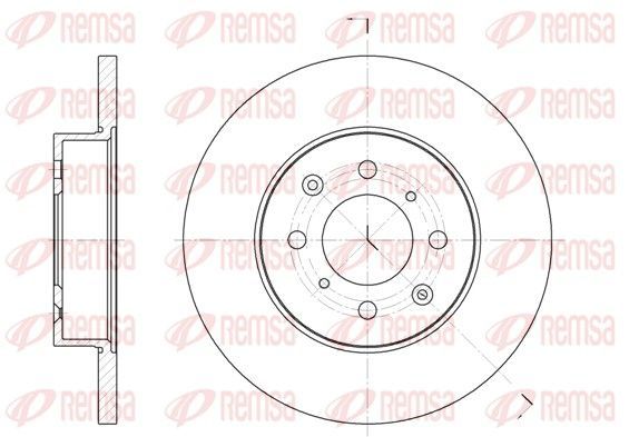 Stabdžių diskas REMSA 6451.00