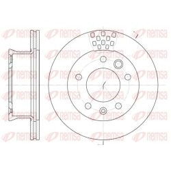 Stabdžių diskas REMSA 6461.10