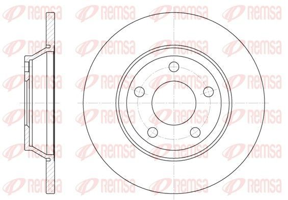 Stabdžių diskas REMSA 6472.00