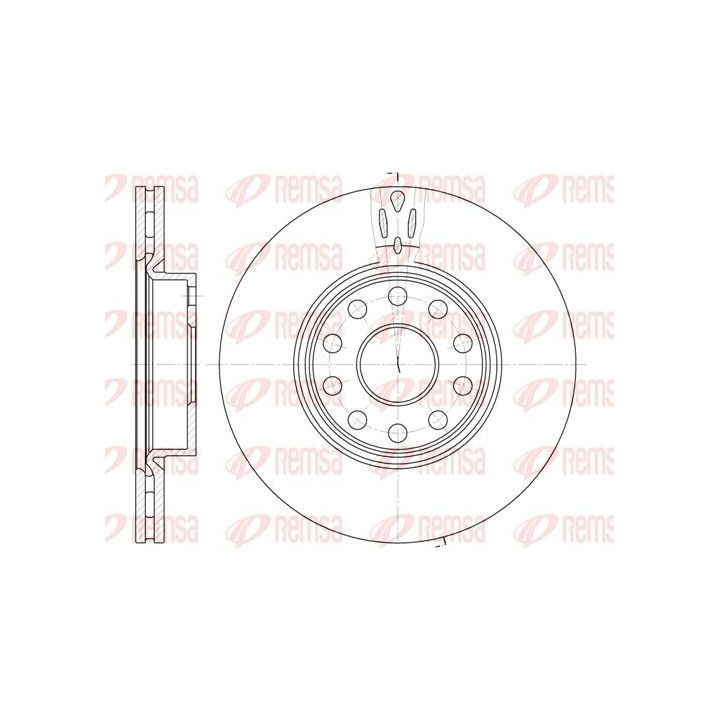 Stabdžių diskas REMSA 6478.10