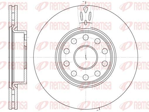 Stabdžių diskas REMSA 6478.10