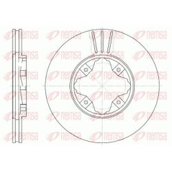 Stabdžių diskas REMSA 6485.10