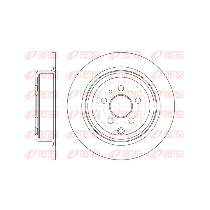 Stabdžių diskas REMSA 6502.00