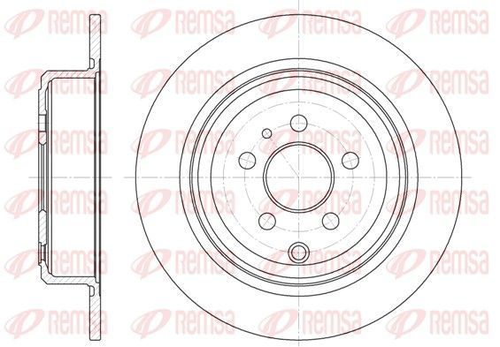 Stabdžių diskas REMSA 6502.00